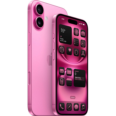 Смартфон Apple iPhone 16 128 ГБ розовый